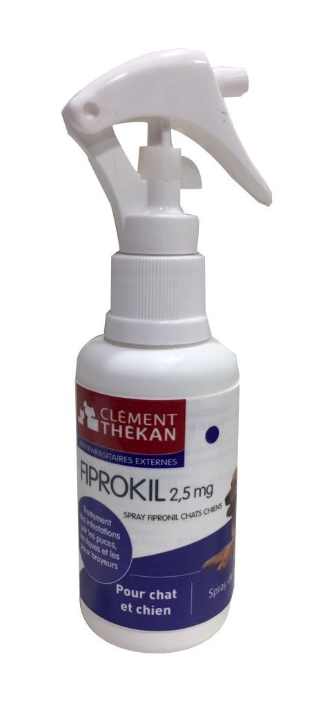 Fiprokil - 2,5 mg Spray anti puces / tiques - CLÉMENT THEKAN