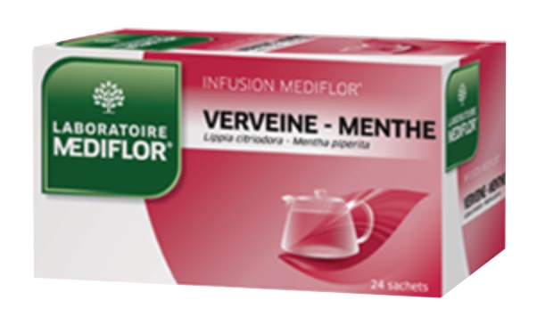 Menthe tisane mediflor digestive boite de 24 sachets